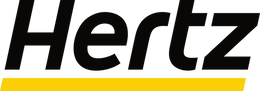 Hertz logo - custom pickleball paddle client